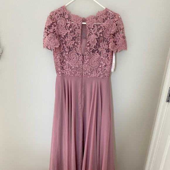 Bridesmaid dress, JJ House, size 6, colour -mauve - Picture 2 of 5